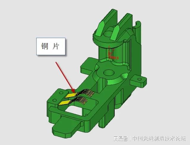 AG九游会网站这套汽车传感器支架紧密模具怎样策画？(图1)