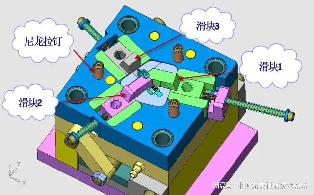 AG九游会网站这套汽车传感器支架紧密模具怎样策画？(图11)