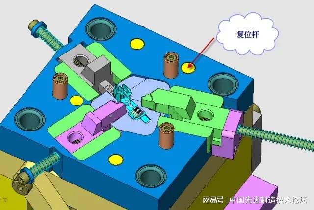 AG九游会网站这套汽车传感器支架紧密模具怎样策画？(图12)